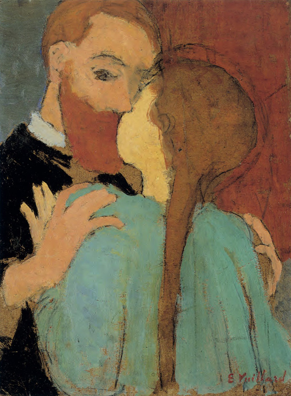 The Kiss, by Edouard Vuillard